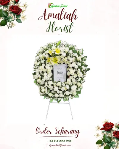 Krans Bunga Duka Cita di Prabugantungan